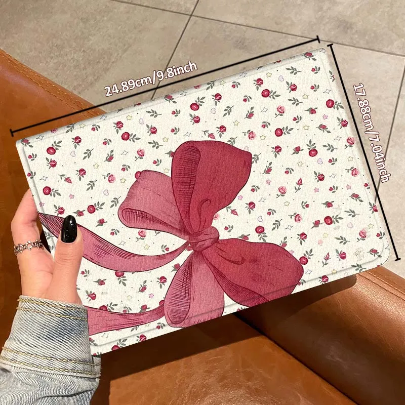 الأزهار Bowknot نمط لباد برو 7 8 9 Gen 2 11 13 5th 6th 10th 11th M5 M4 12.9 10.2 بوصة 2024 2025 اللوحي #3