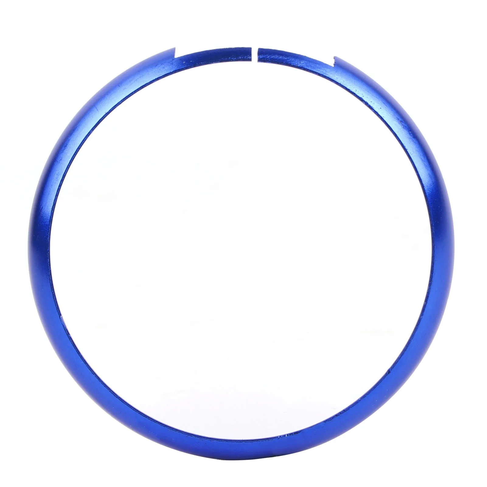 Afstandsbediening sleutelhanger ring trim van aluminiumlegering, vervanging voor MINI R55 R56 R57 R58 R59 R60, decoratie voor de afstandsbediening, zijrand voor de sleutelhanger.