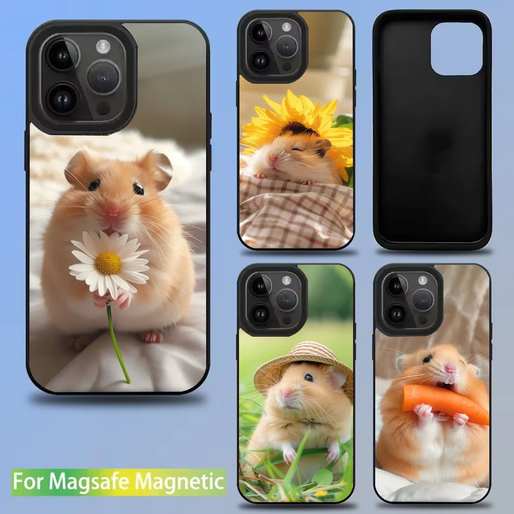 

Cute Mouse Rat Hamster Phone Case For iPhone 16,15,14,13,12,11,Pro,Max,Plus,Mini,SE New Magsafe Magnetic Wireless Charging