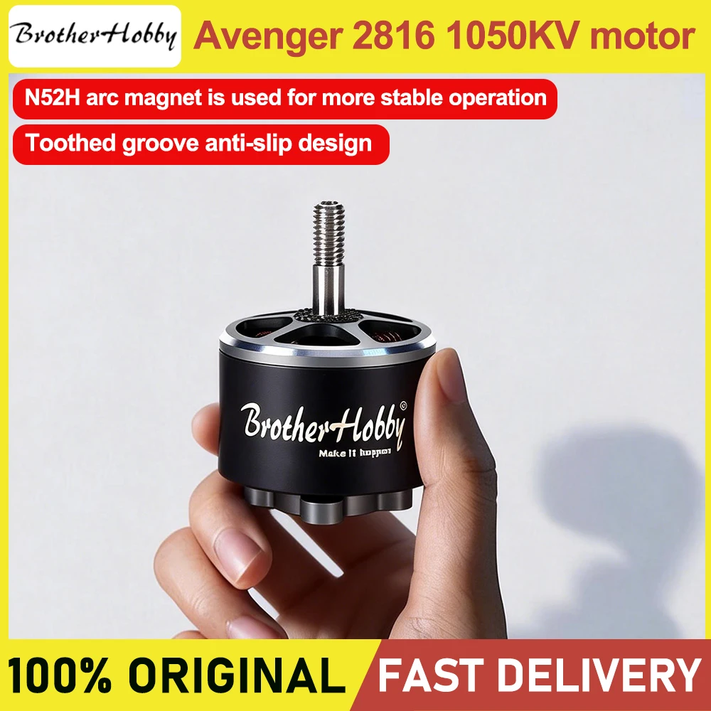 BrotherHobby Avenger 2816 1050KV Motor N52H Arc-shaped Magnet For 5 Inch FPV Freestyle Racing Quadcopter Drone Accessories