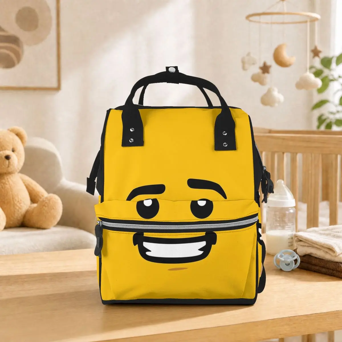 Brick Face - Guy Student Backpack School Bag Hiking Travel Daypack for Men Women Bookbag Shoulder Bags