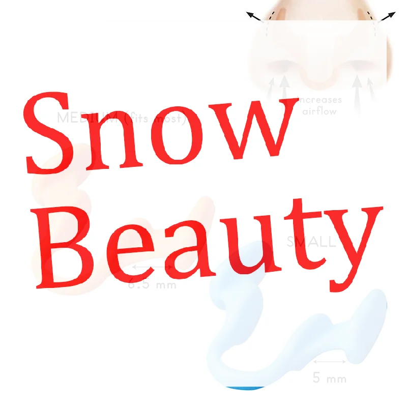 (BF06)Silicone Anti Snoring Nasal Dilator Improve Sleep Nose Clip Sleeping Aid Prevention  Gadget Anti-Snoring Devices Help B
