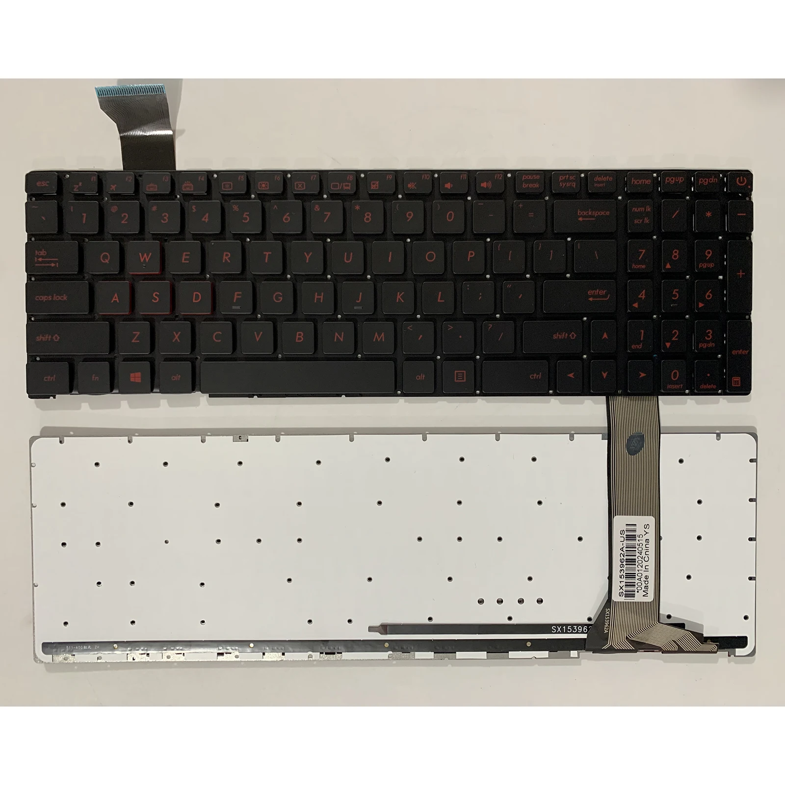 

US for ASUS ROG ZX50J/V GL552JX/VW FX-PRO FX-PLUS ZX70VW Laptop Keyboard