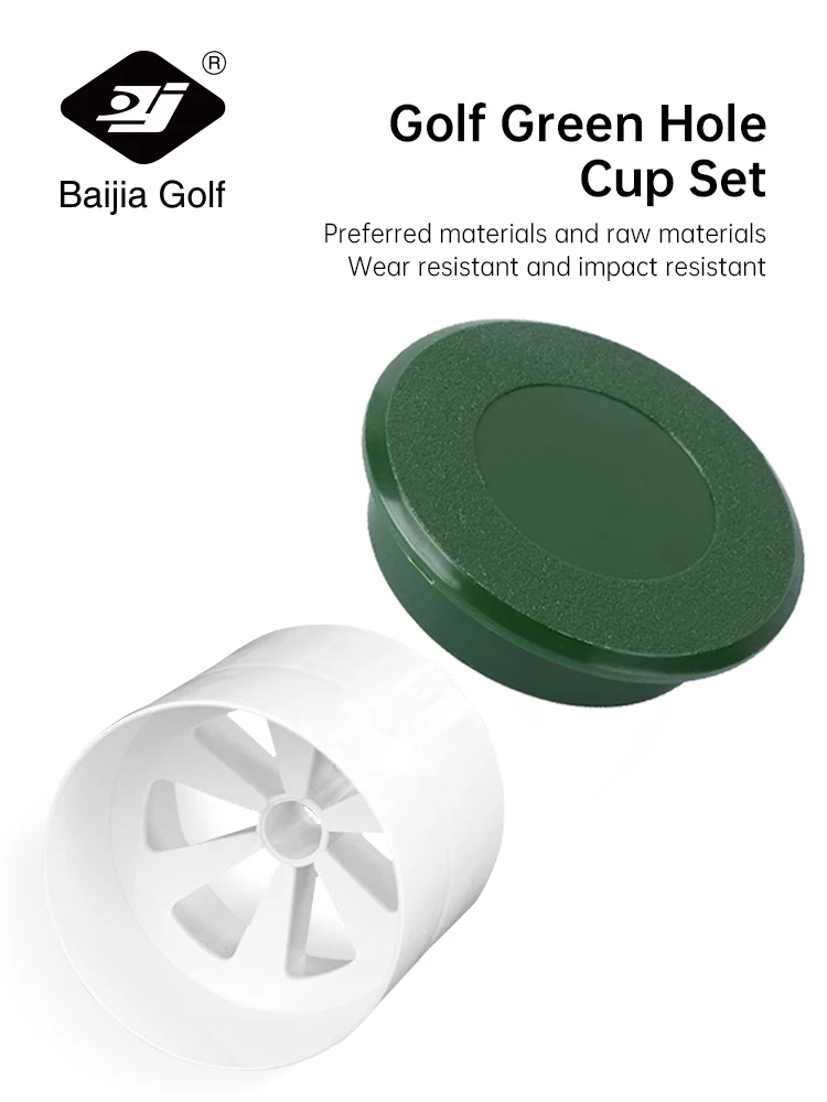 

BAIJIA Waterproof golf hole cup cover, leak-proof, colorfast, wear-resistant plastic, durable, protective, portable