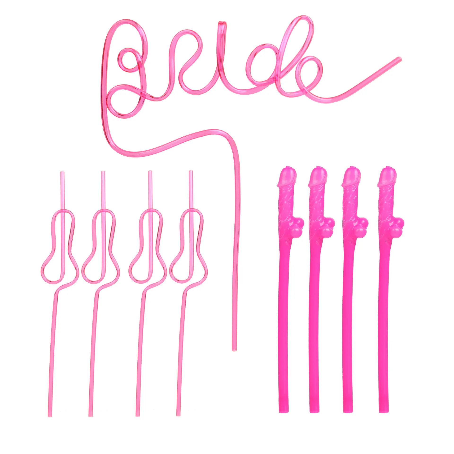 

Funny Penis Drinking Straws Bachelorette Hen Party Bridal Shower Favors Bride To Be Bar Straw Birthday Wedding Party Decor