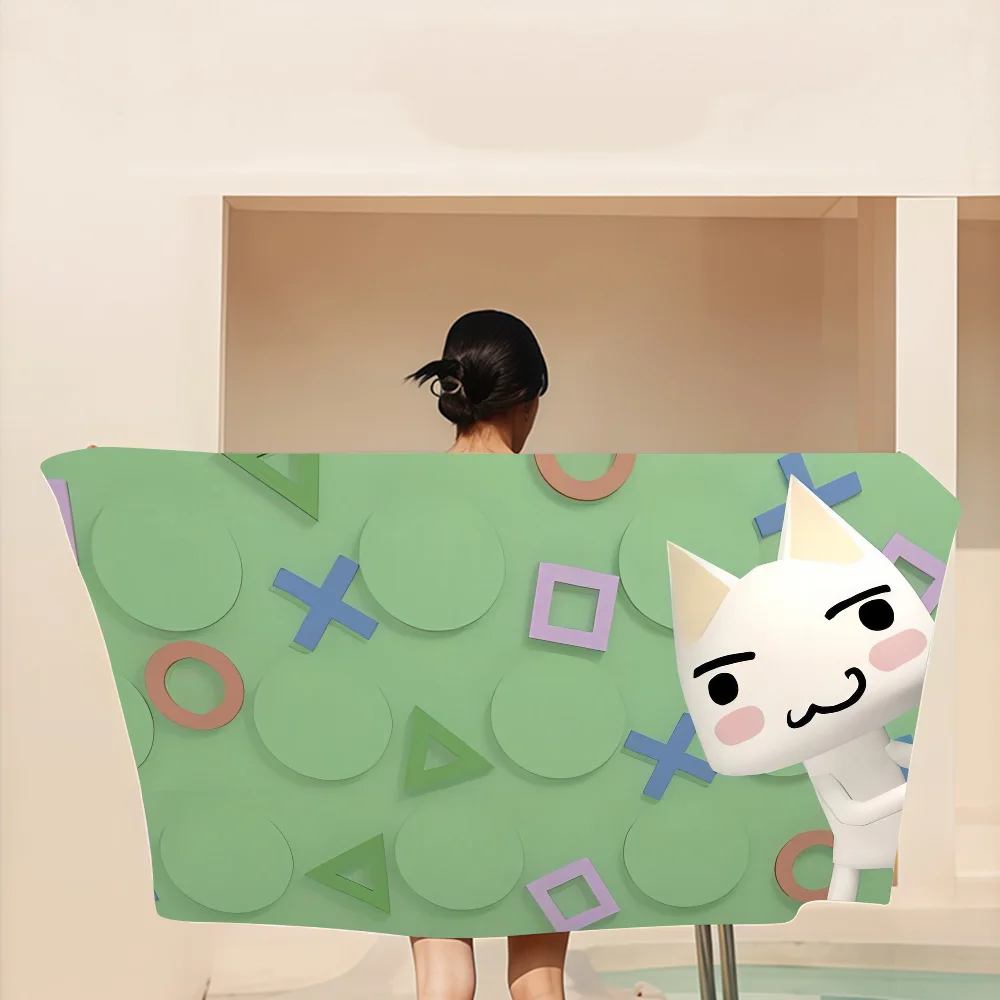 

Cartoon Inoue Toro Microfiber Beach Towel Absorbent Quick Dry Soft Yoga Swimming Resort Mountain Climbing Towel