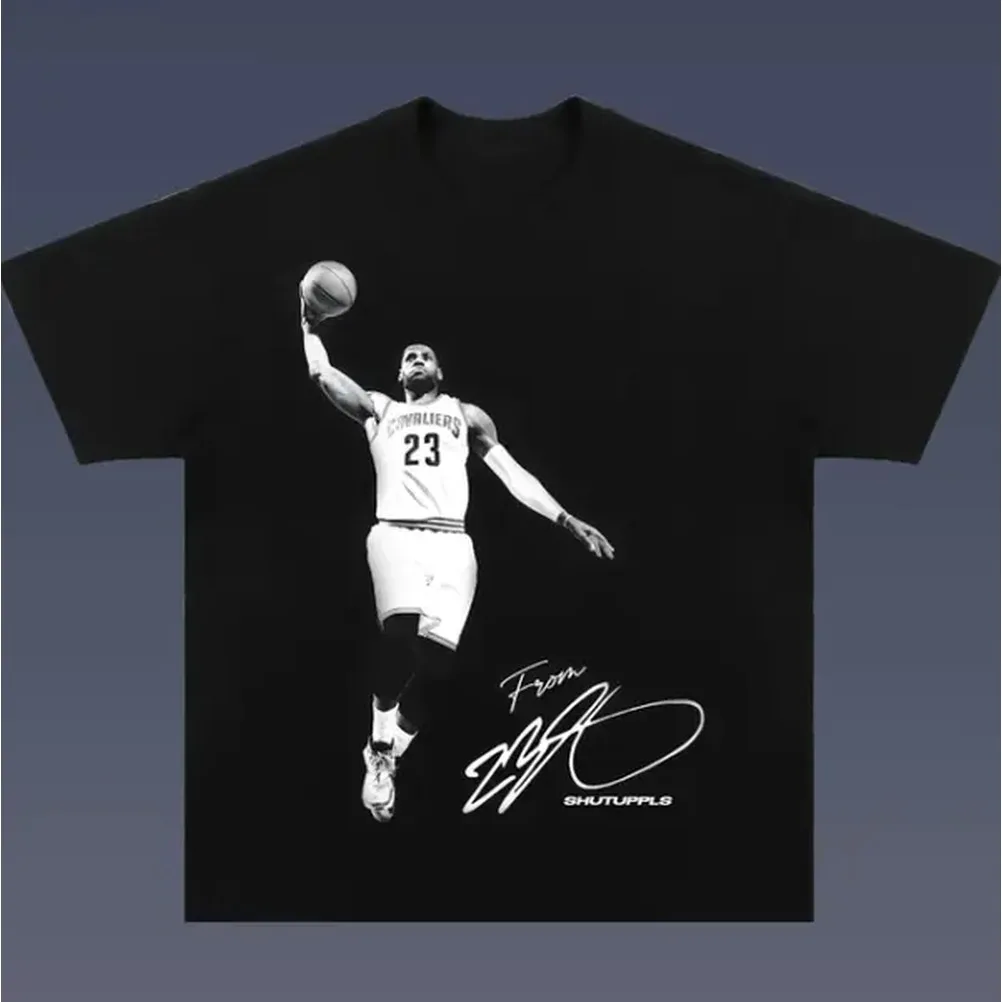 20Th Season Vintage Tee, Lebron James T-Shirt, Unisex Basketball Shirt, Hip Hop Graphic Tees, Menswear Womenswear Streetwear