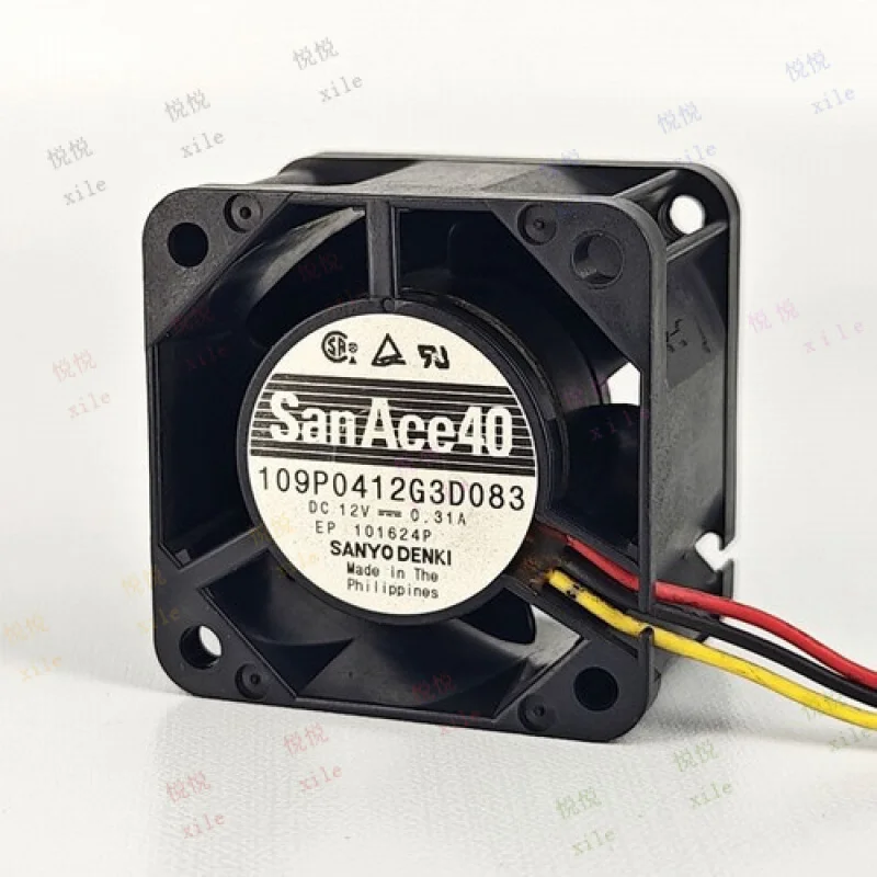 LL  for SANYO 109P0412G3D083 4028 12V 0.31A 40mm cooling fan 3pin