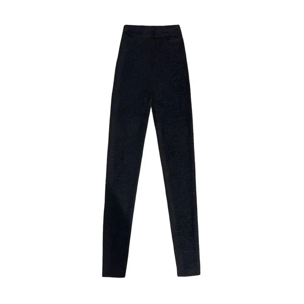 Leggings da donna Leggings invernali accoglienti a vita alta per donna Pantaloni caldi in peluche a vita alta Pantaloni slim fit per il sollevamento del sedere Alla moda