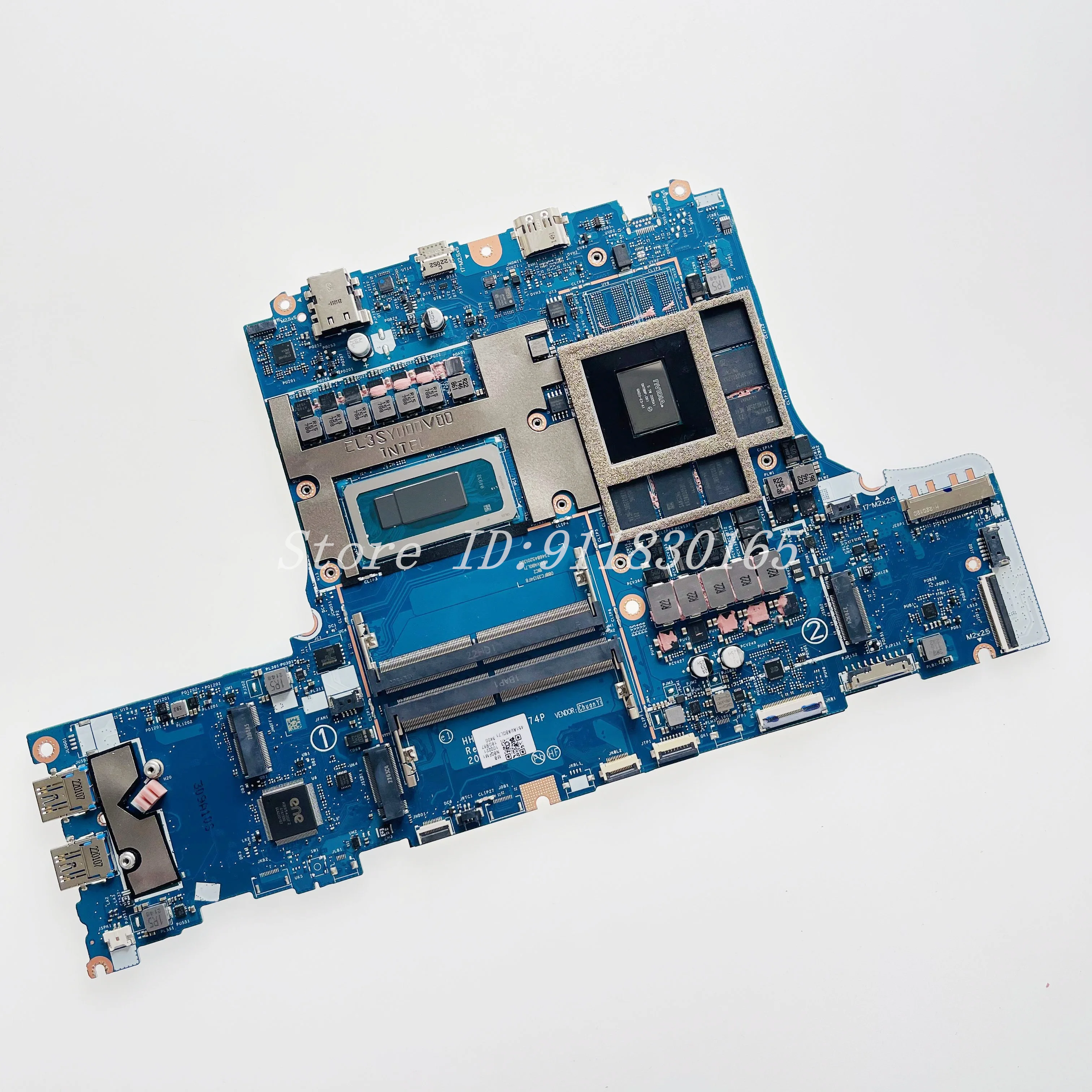 Para acer nitro AN515-58 placa-mãe do portátil hh514 LA-L974P