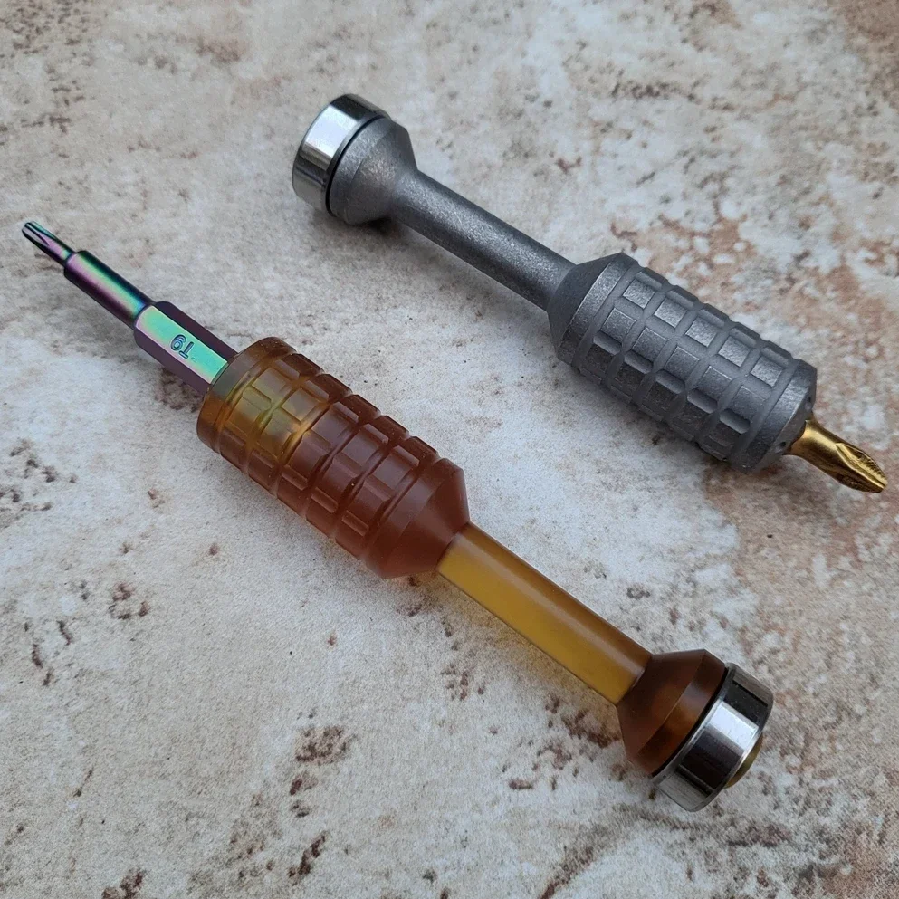 Imagem -02 - Edc Titanium Alloy Gadget Portátil Chave de Fenda Pei Cruz Bit Equitação Equipamento Camping ao ar Livre Multi-funcional Engrenagem Ferramentas Edc