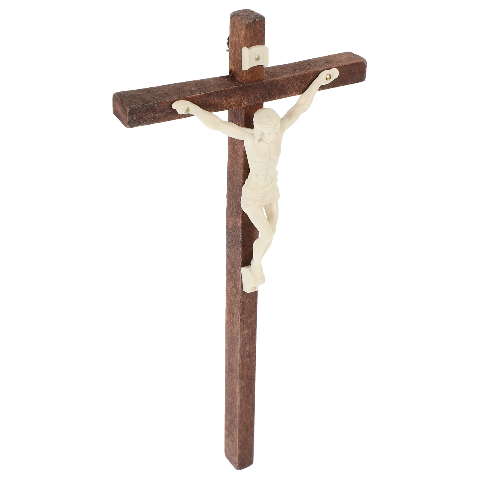 

Cross Ornament Jesus Statue Ornaments Catholic Gifts Figurines and Statues Decor Figures Household Western Wall Sculpture