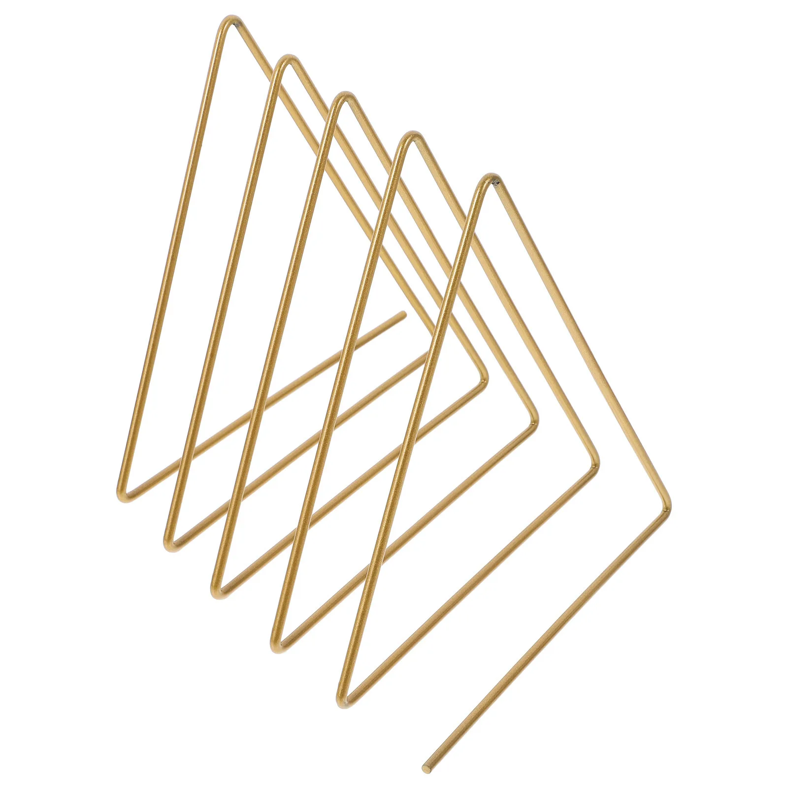 حامل كتب خفيف الوزن لسطح المكتب رف كتب للمكتب والمنزل والمجلات والدراسة وملفات الأقراص المضغوطة وحامل كتب فني حديدي متعدد الوظائف #2