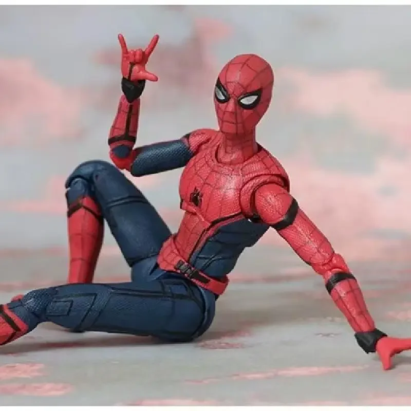 New Shf Spider-Man:Homecoming Figures Avengers Movable Model Marvel Peter Parker Action Figure PVC Collection Toys Child Gifts