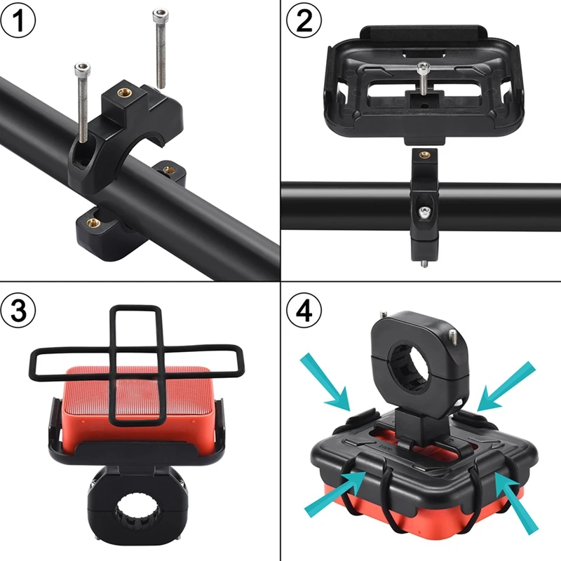 دراجة المتكلم غطاء من السيليكون واقية للصدمات السفر حمل ل JBL GO 4/GO 3/GO 2 المحمولة BT المتكلم