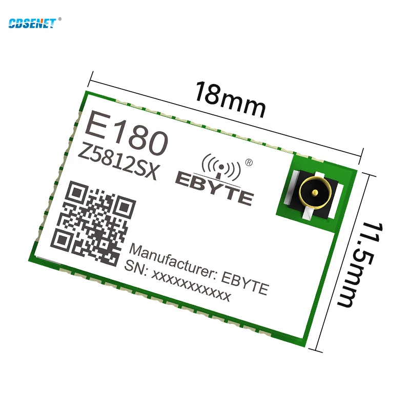 2.4GHz 12dBm ZigBee LSR8258 3.0  Touch Link Low Power Wireless Transceiver Receiver Antenna IPEX/Stamphole E180-Z5812SX