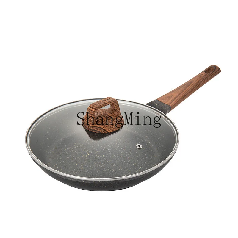 

XH Pan Commercial Non-stick Smokeless Steak Pot Household Omelette Pancake Universal Stove Fried Pan