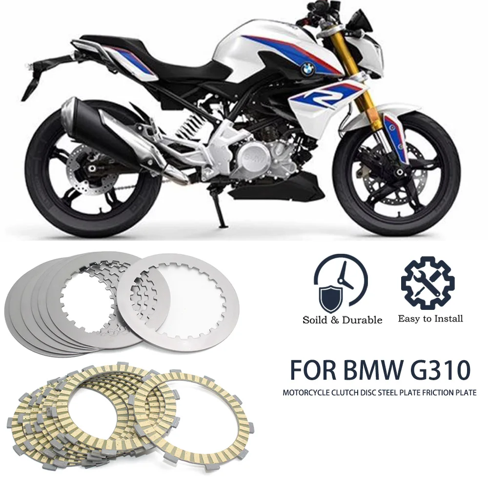 

Motorcycle Clutch Steel Friction Drive Separator Disc Plates Kit Set For BMW G310 R GS R 310R 310GS G 310 2017 2018 2019 2020