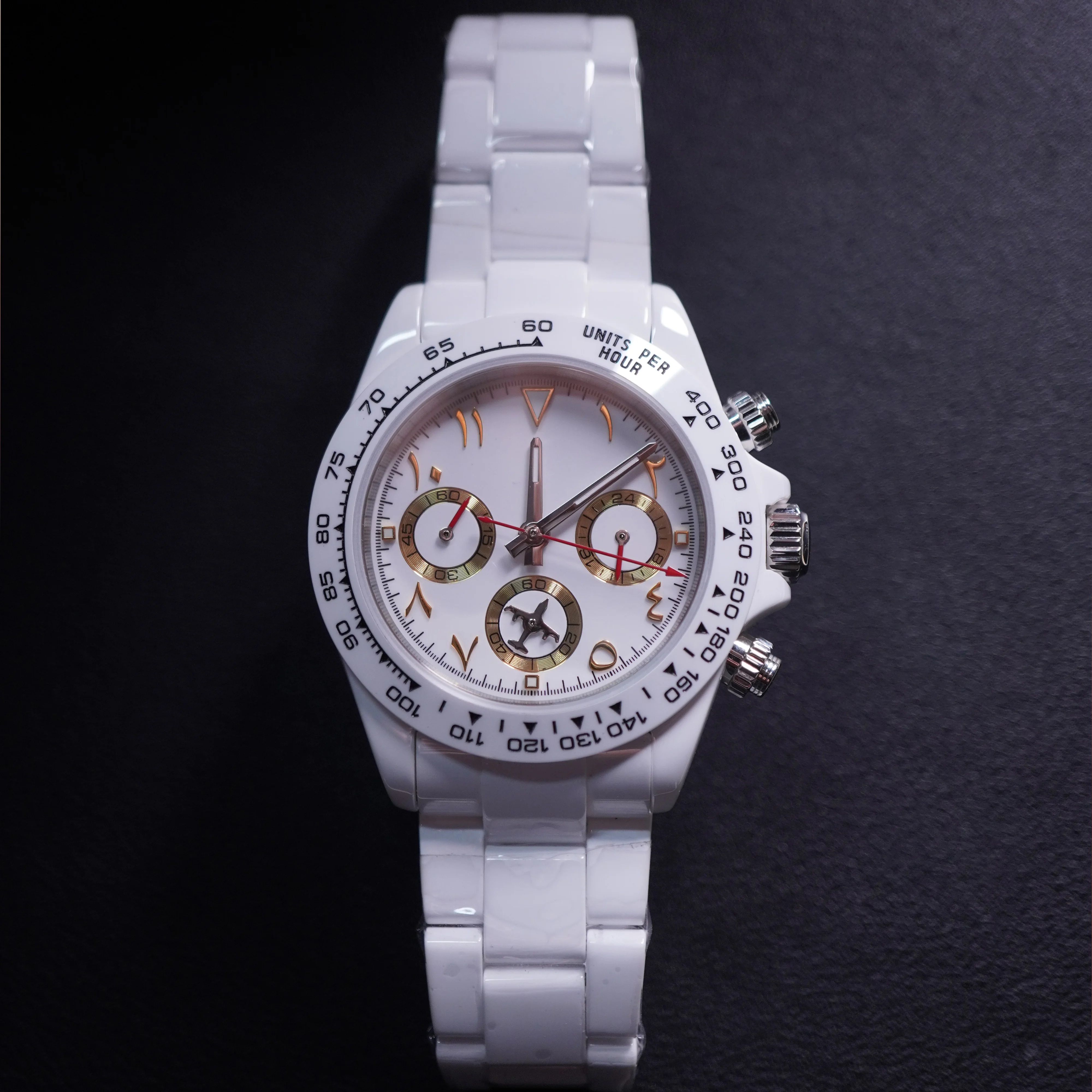 Reloj cronógrafo de cerámica p - Men Mechanical Watch Sapphire Crystal reseña y precio