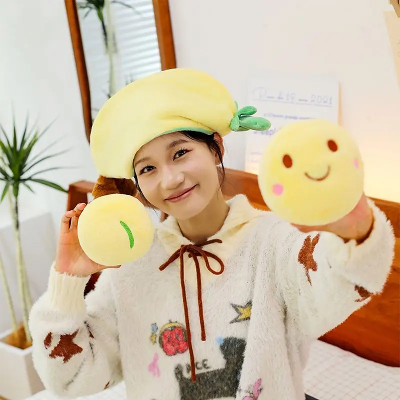 سوبر لطيف البازلاء قرنة ألعاب من نسيج مخملي انفصال فول دمية الفول تنبت تمثال وسادة هدية للفتيات