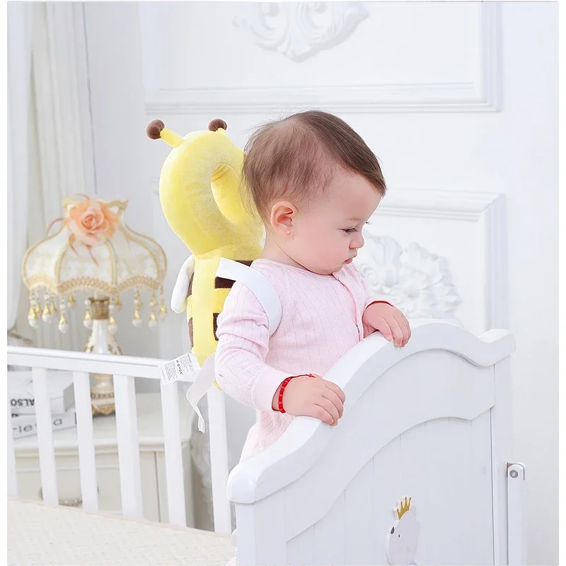 Baby Head Back Protector Safety Pad Infant Toddler Newborn Cartoon Harness Headgear Newest Cormer Guards Bee Angel Beetle