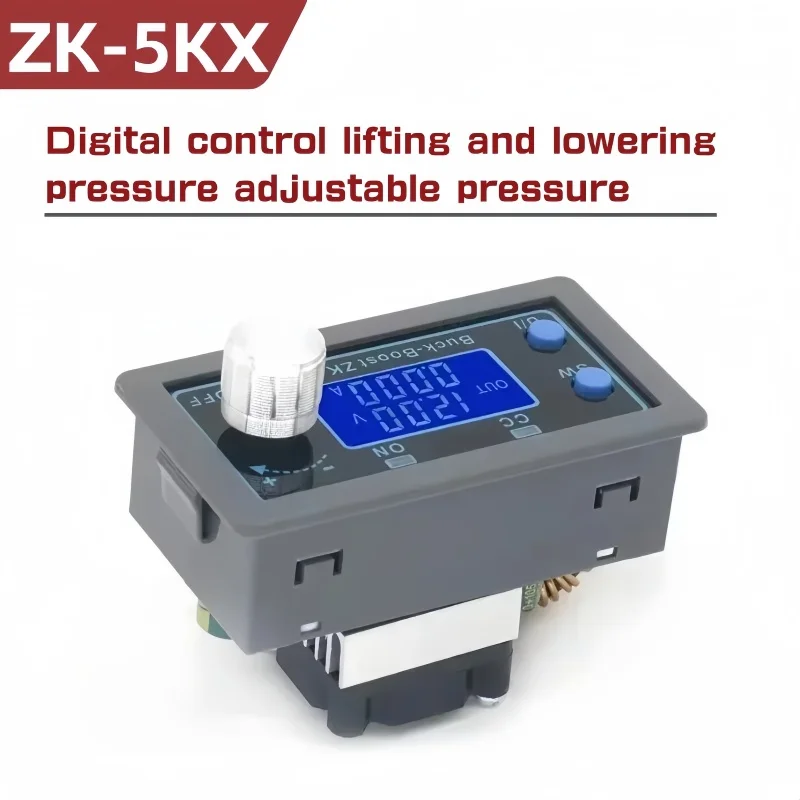 ZK-5KX DC DC Buck Boost Converter CC CV 0.6-36V 5A 5V 6V 12V 24V 80W Power Module Adjustable Regulated laboratory power supply