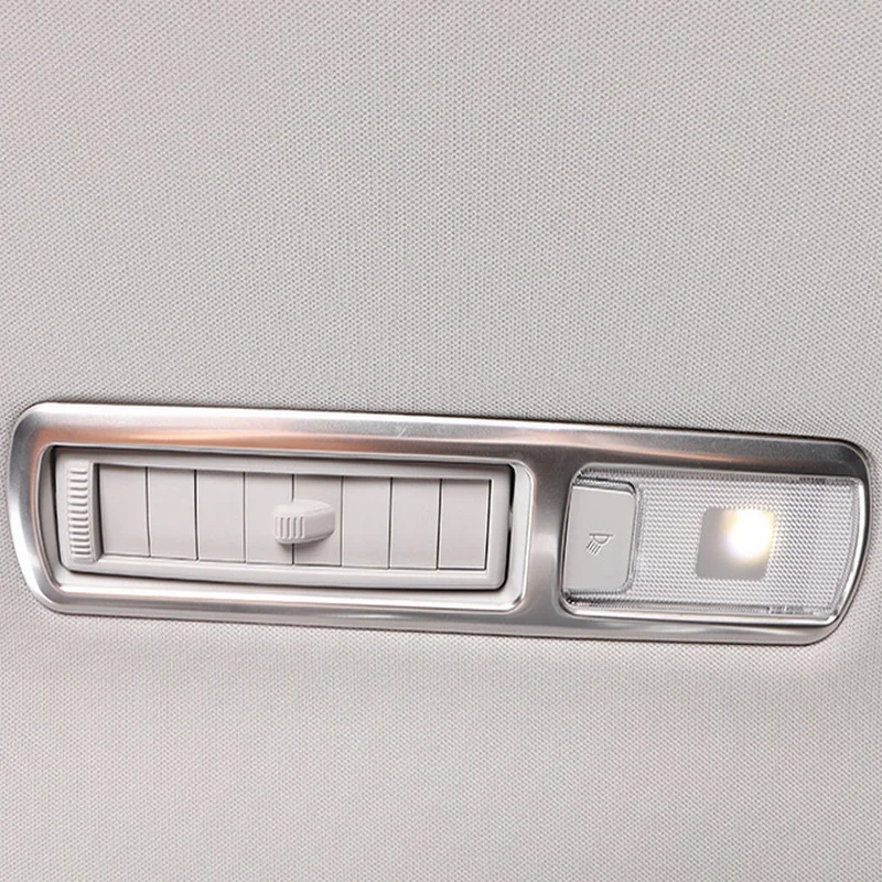 SBTMY For Toyota Highlander 2020-2022 XU70 Stainless steel decorative frame for air outlet of automobile air conditioner