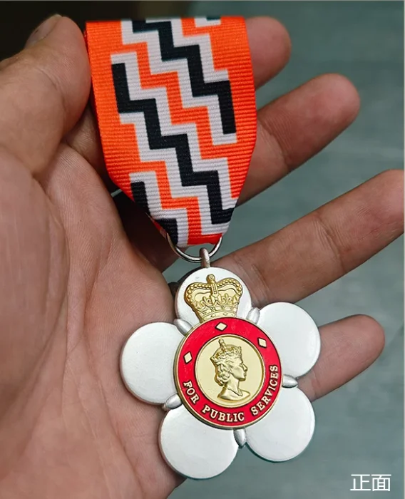 High‑Quality Reproduction Queen's Service Medal QSM New Zealand Commonwealth Royal Award Collectors Medal