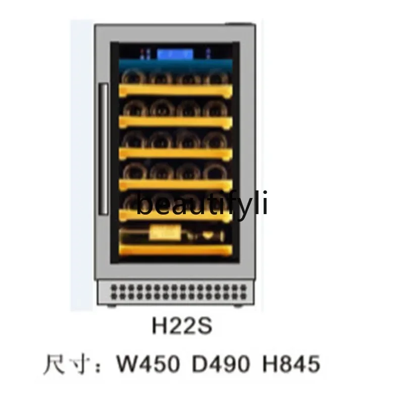 Z189 a56 Home Constant Temperature Wine Cabinet Refrigerated Single Temperature Compressor Wine Display Cabinet Wine Refrigerato 6