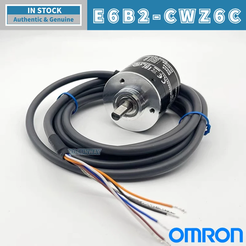 Imagem -04 - Omron-codificador Giratório E6b2-cwz6c 100 200 360 500 600 800 1000 2000pr 5to 24vdc E6b2 Cwz6c Novo e Autêntico