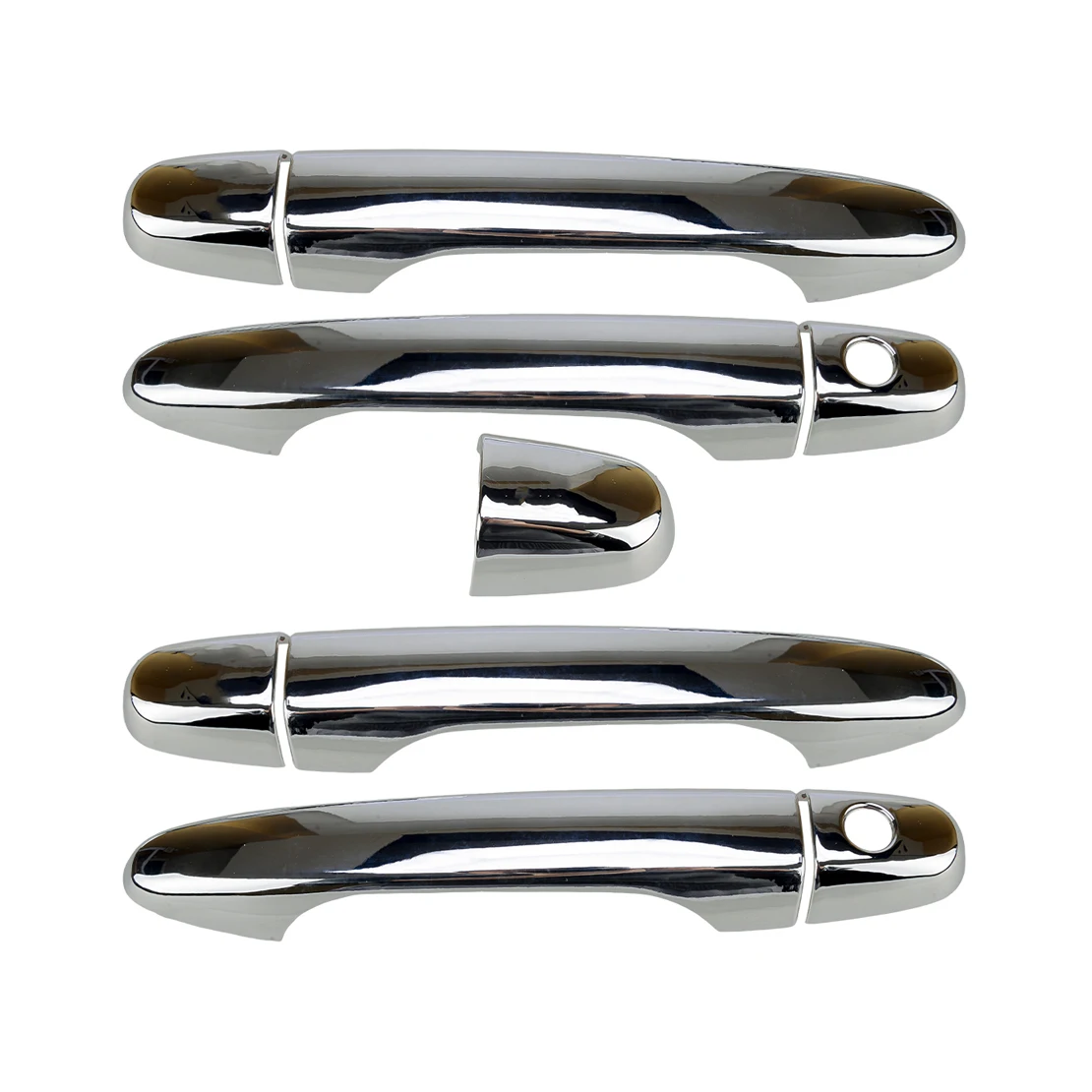 1 Set Exterior Door Handle Cover Trim Fit for Toyota Tacoma 2005 2006 2007 2008 2009 2010 2011 Chrome Silver
