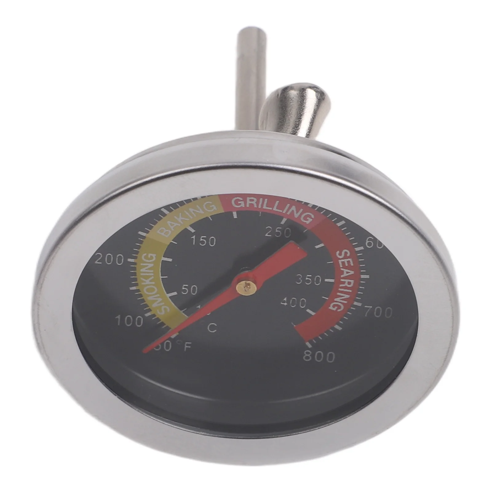 High Temp Gauge Barbecue Thermometer For Outdoor Grilling No Batteries Required 5 Accuracy At 150 C For Pizza Oven