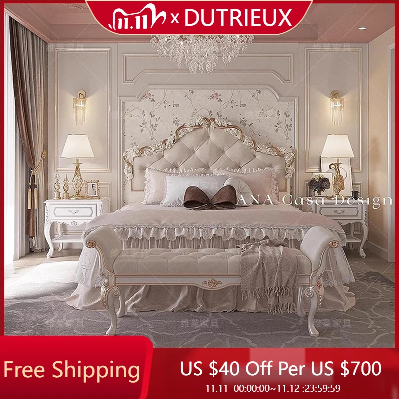 

Clear Decoration Bed Lounge Unique Creative Designer Modern Luxury Nordic Bed Save Space Girls Letto Matrimoniale Home Products