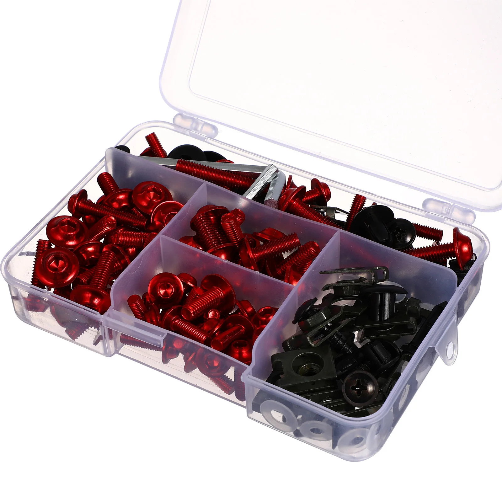 

149Pcs Motorcycle Accessories Stainless Steel Fairing Bolt Screw Nuts Set Windshield Fuel Tank Cowling Replacement Fasteners