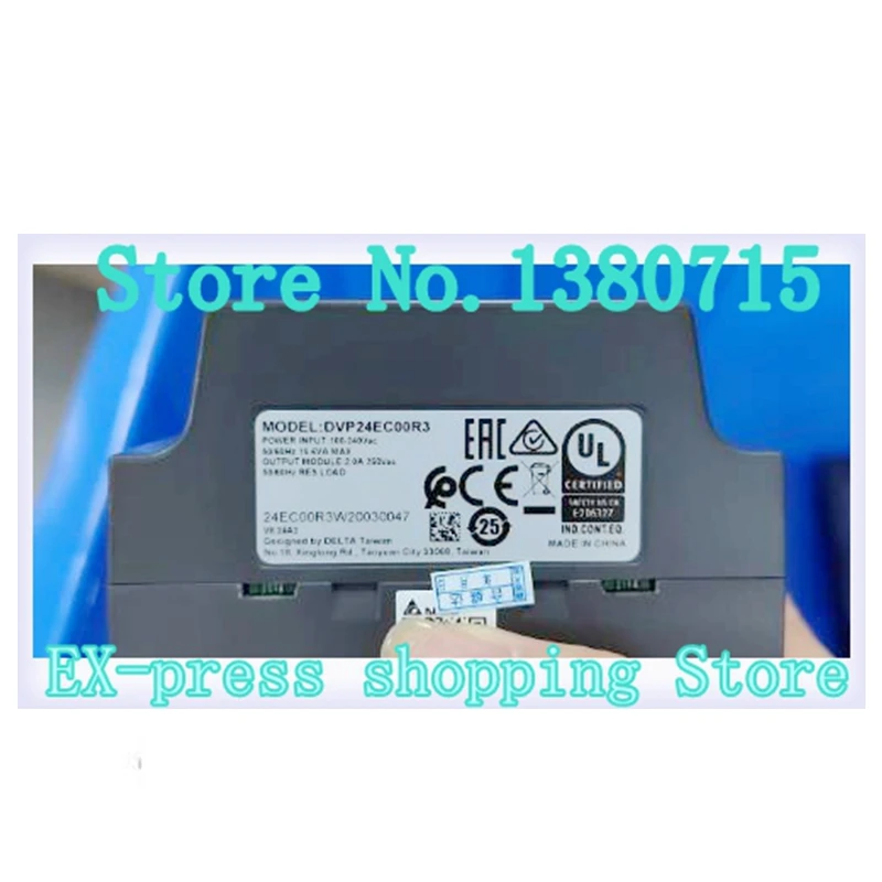 New DVP24EC00R3 PLC EC3 Series 100-240VAC 12DI 12DO Relay Output