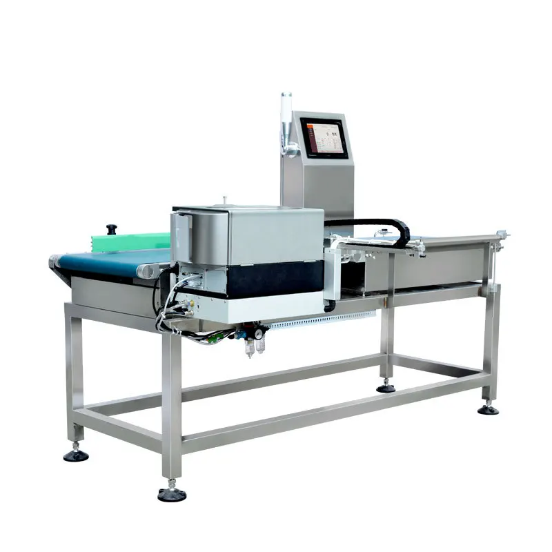 Boxed product box online weighing instant printing labeling machine