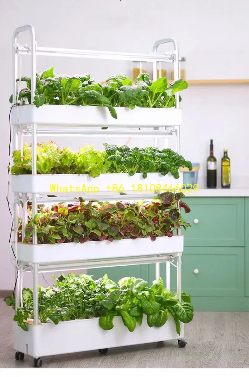 

Kit with Seeds and Nutrients Home Use Vertical Hydroponic Tower