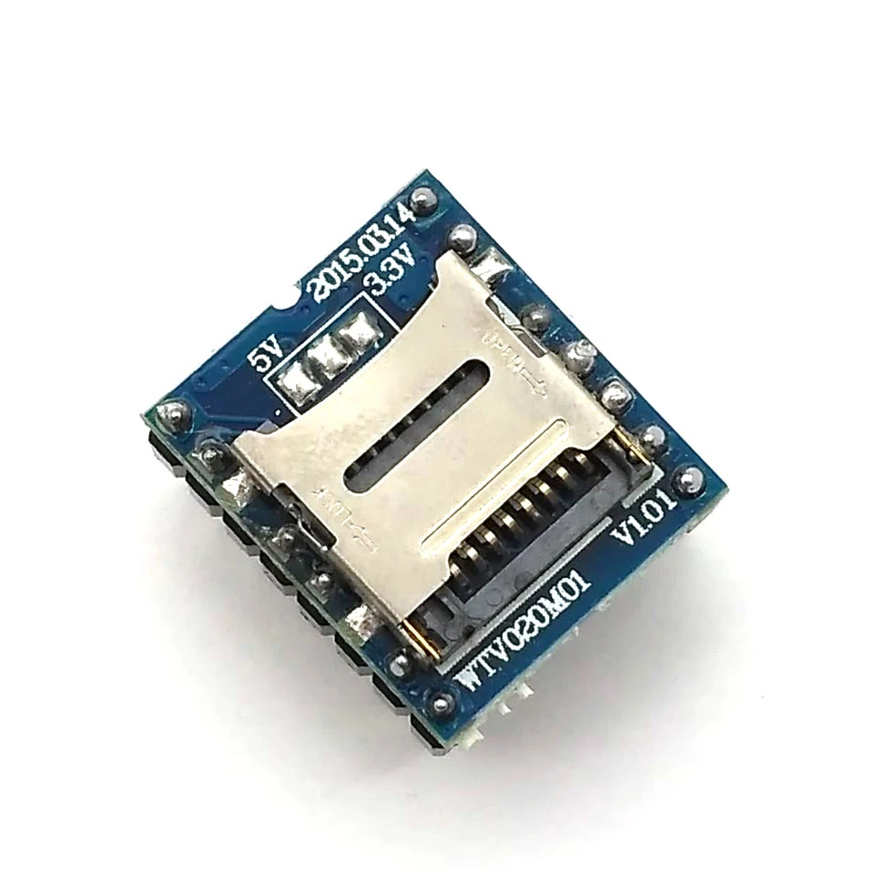 Módulo de voz para arduino 2560, módulo de voz com cartão sd mini