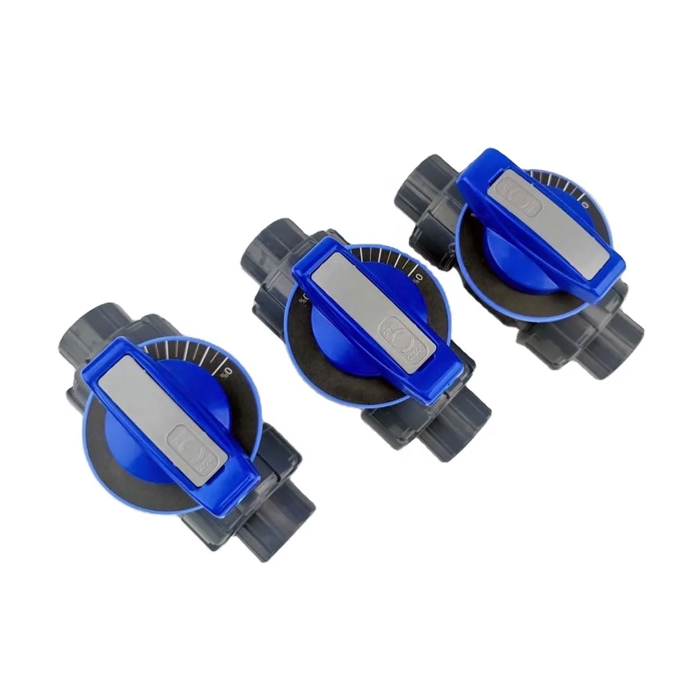 Válvula de esfera de medição CPVC DN20 personalizada de venda quente