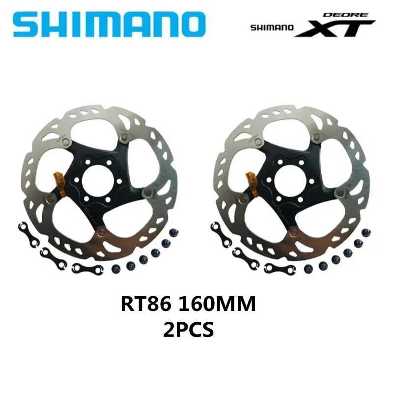 Shimano Deore XT RT86 Brake Disc 6 Bolt Ice Point Technology MTB Mountain Bicycle Disc 160MM 180MM 203MM
