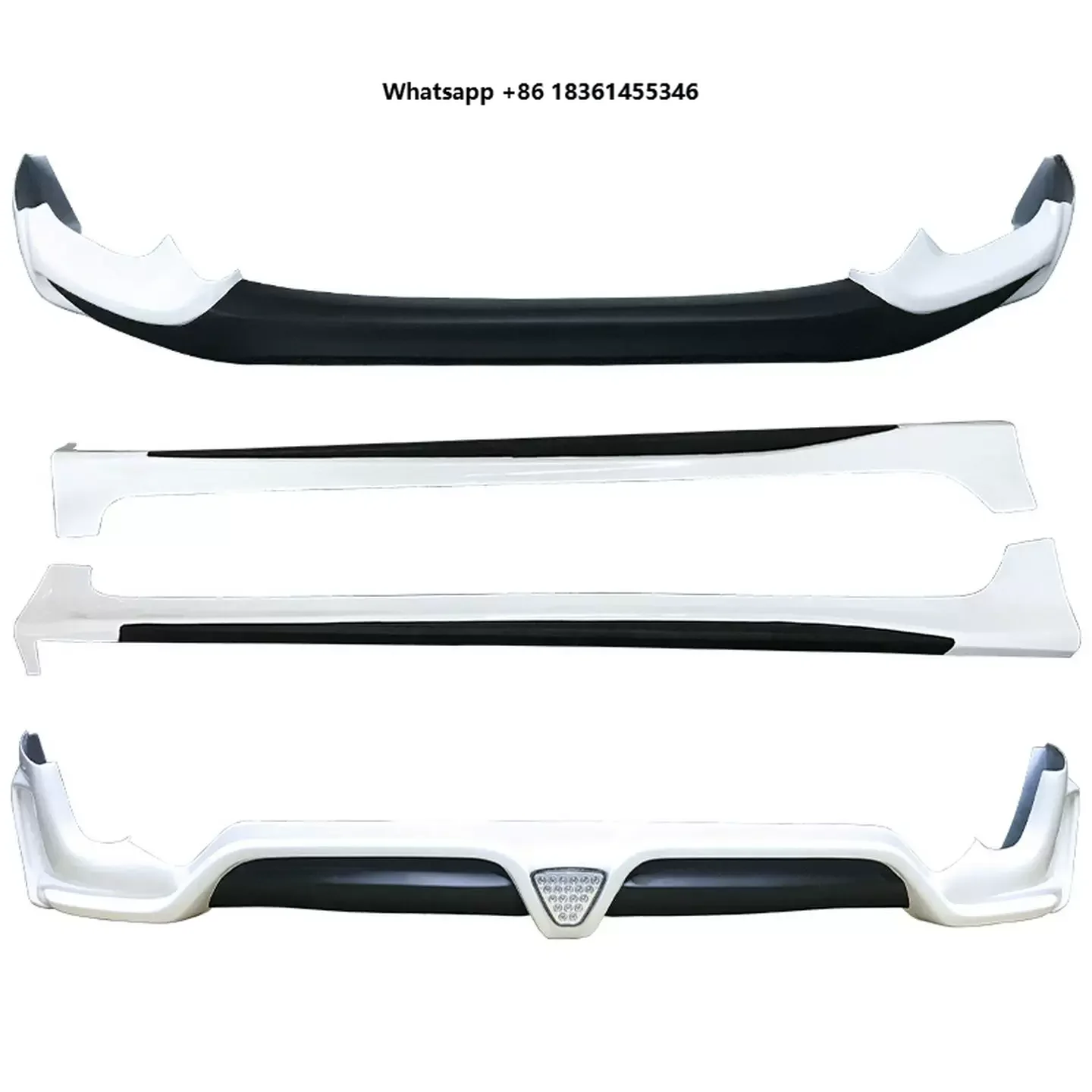 

For FIT JAZZ GK5 2014-2017 modified Front lip Rear lip Side skirt Surround Car Accessories Body Kit