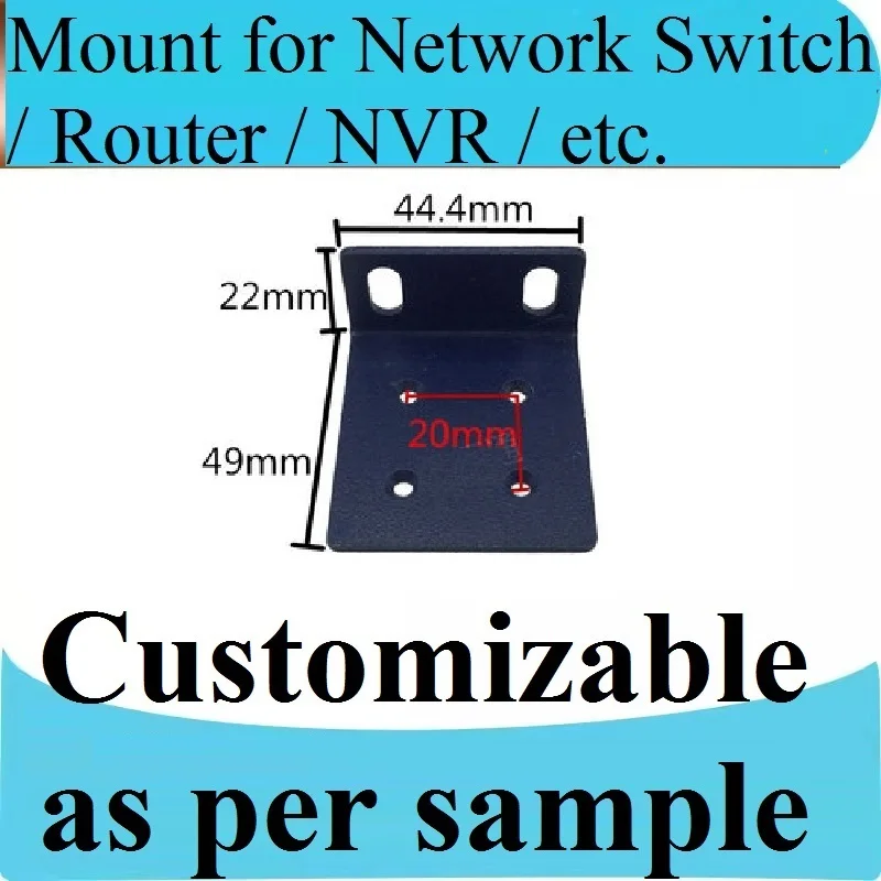 Suitable for Huawei H3C5130S Mini S3100 S5120 S24G-U switch hanging ear bracket, Welcome to Customize, Only 1pcs