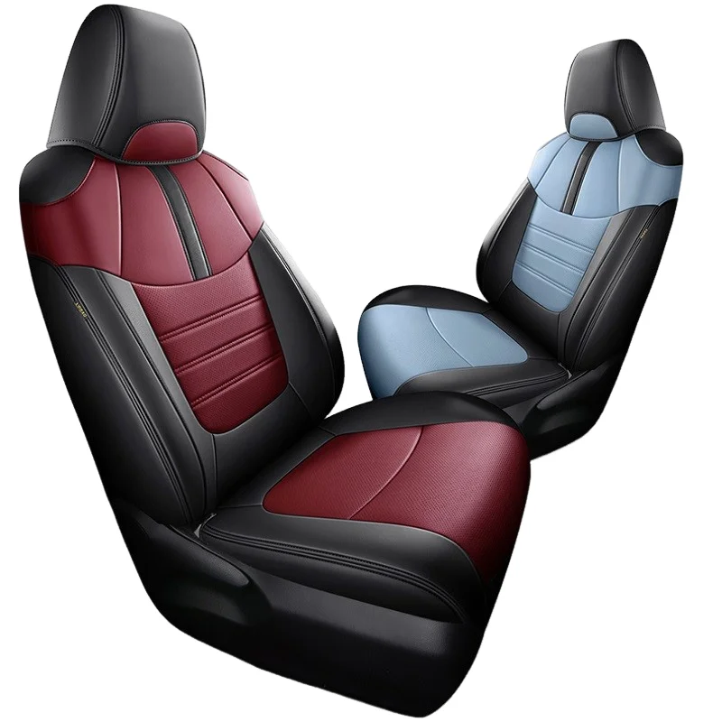 Car Seat Covers Specific Customize for 2020-2023 TOYOTA RAV4 Full Covered with Front and Rear Full Set Artificial Leather