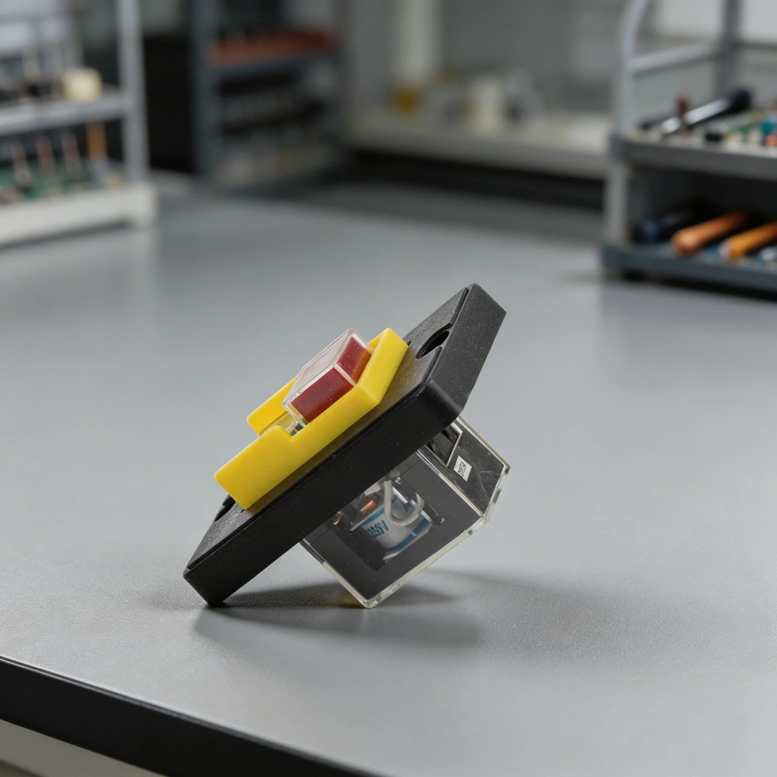 For Industrial Equipment Electromagnetic Switch Yellow Red Green Black Easy Installation Push Button Switch Push Button Switch