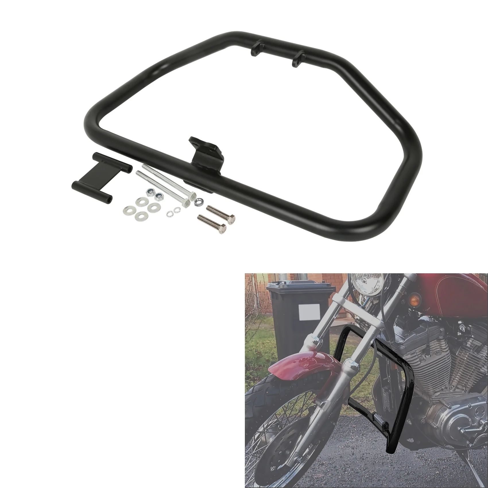 

Engine Guard Crash Bar Fit For Harley Sportster XL 883 1200 1984-2003 2002