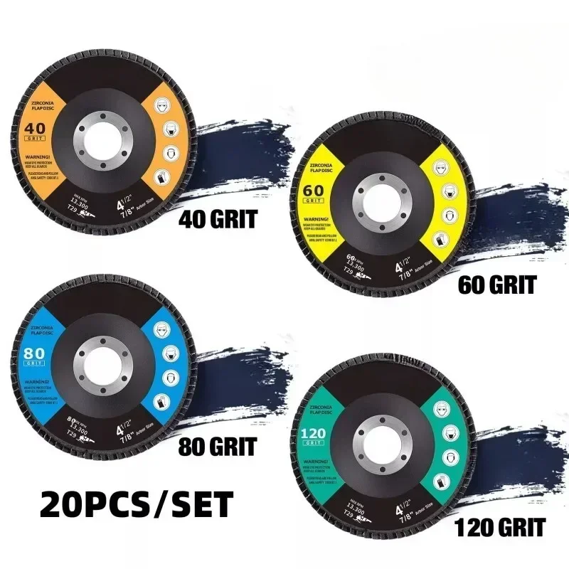 FLAP GRINDING SANDING DISCS 115mm 4.5