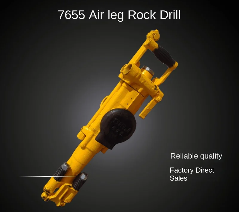 7655 Air Leg Rock Drill Handheld Mining Rock Drill Air Drill