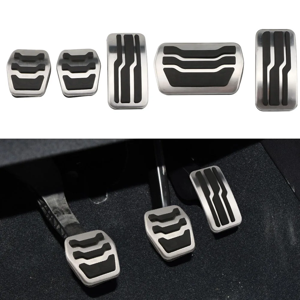 AT MT Stainless Steel Car Acclerator Pedal For Ford Focus MK2 MK3 Kuga Escape 2013-2015 2016-2019 + Car Modification Acc.
