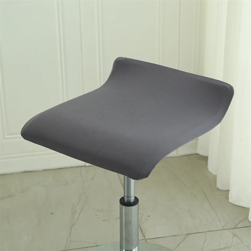 Cashier Chair Cover Seat Rotating Lifting Bench Cashier Bar Hotel Stool Cover Elastic Square Chair Office Swivel Chair Cover