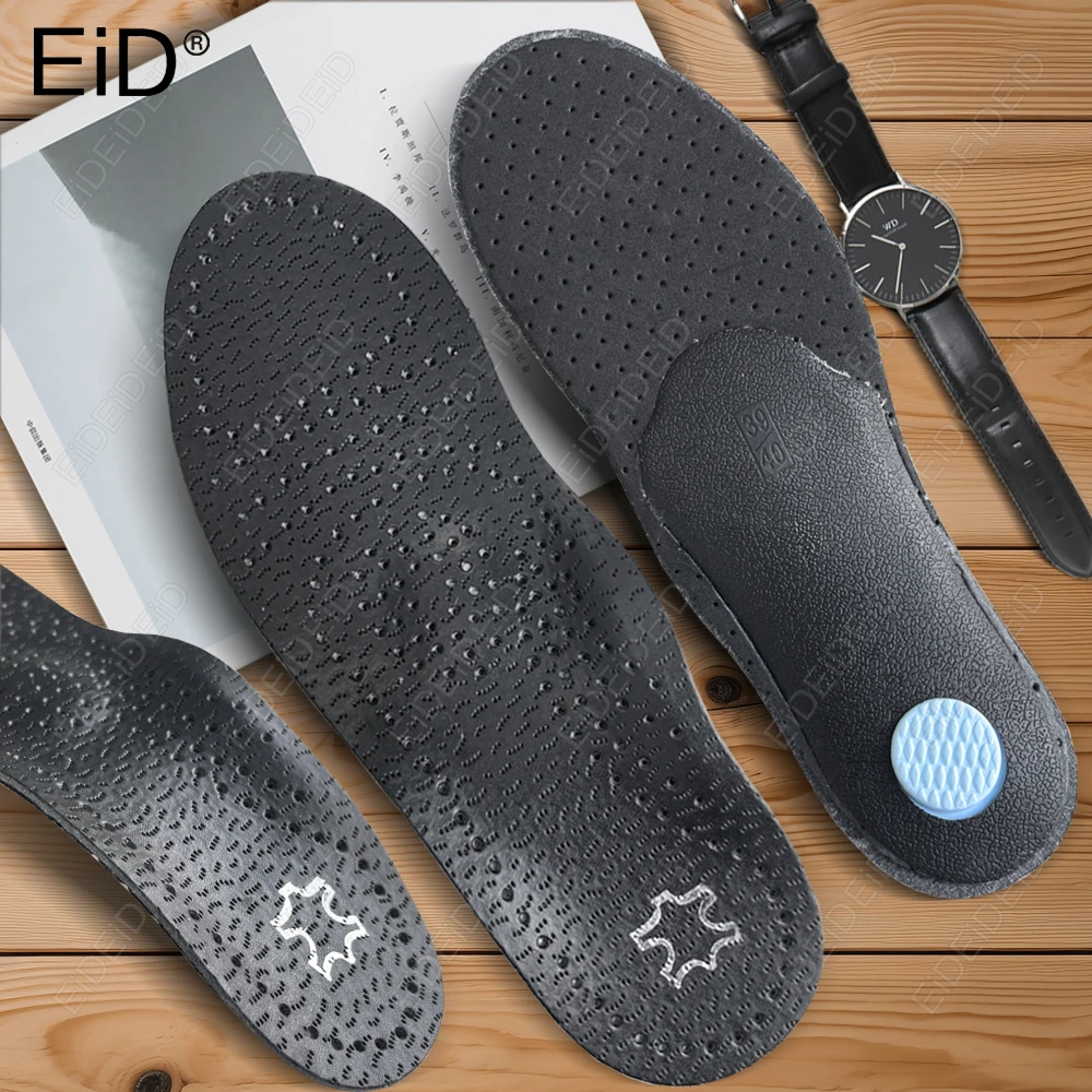 

1/2 пары ортопедических туфель с высокой поддержкой свода стопы, кожаная ортопедическая стелька с подошвой, ортопедическая, подходит для O/X, корректируемая вставка для ног